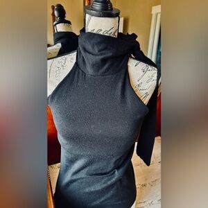 Ralph Lauren Black Silky Blend Top